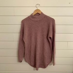 American Eagle | Mock Neck Sweater | Purple